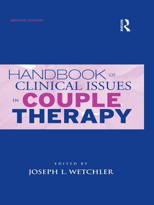 cover image of Handbook of Clinical Issues in Couple Therapy